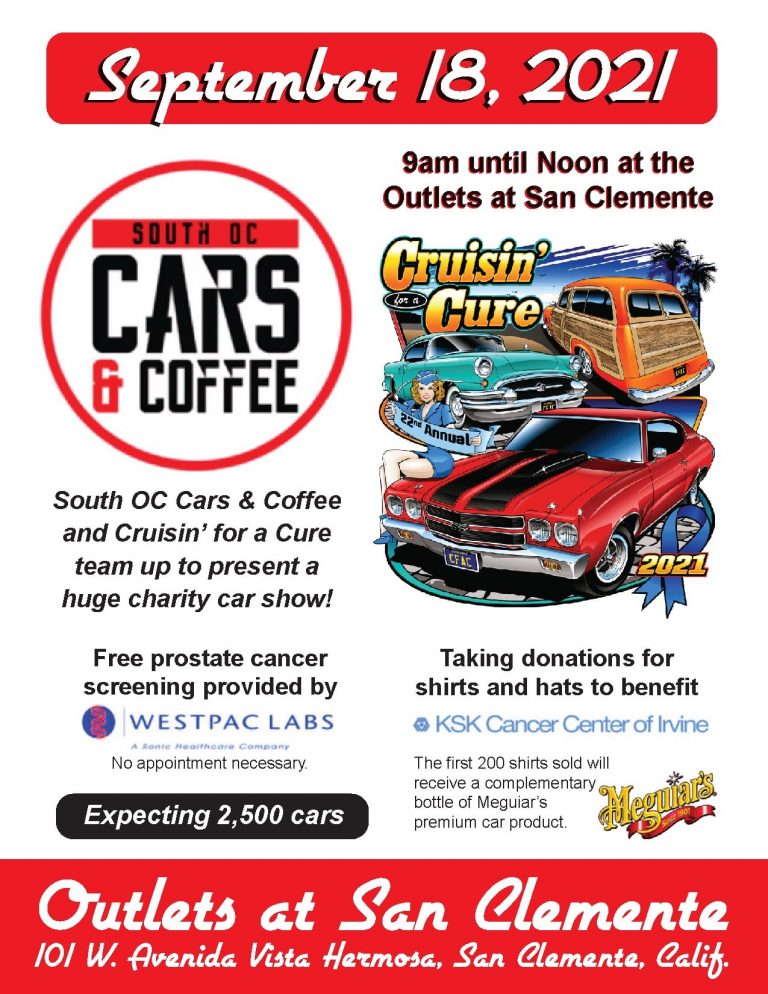 The Cruisin' For A Cure Car Show is the Orange County Event For You
